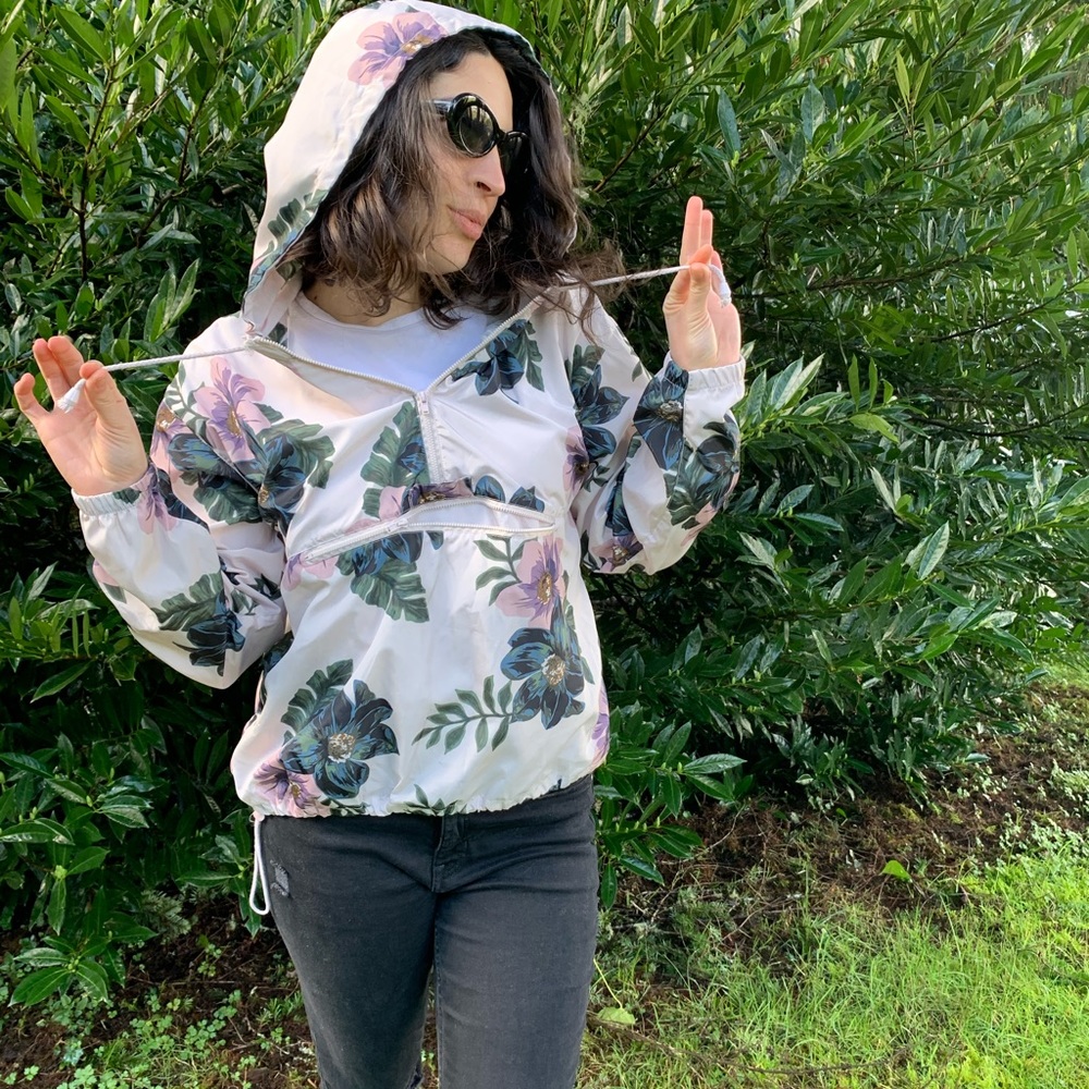 Cute Floral Poncho